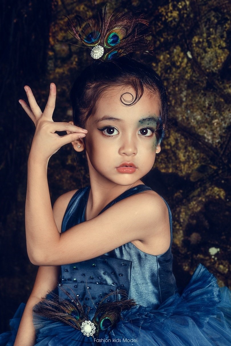 Diệp Anh từng trình diễn ở nhiều sự kiện thời trang trẻ em.