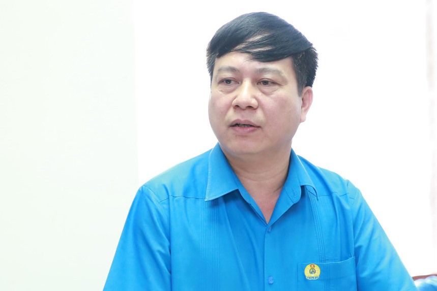 Ông Vũ Anh Đức - Uỷ viên Đoàn Chủ tịch, Trưởng Ban Tổ chức Tổng LĐLĐVN.