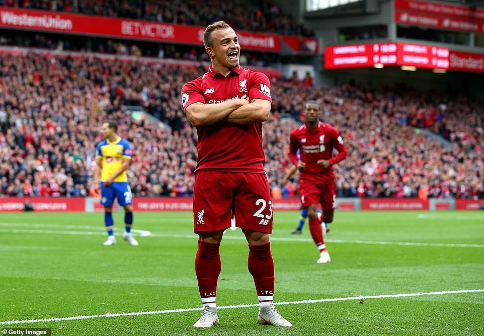 13,5 triệu bảng cho Shaqiri là quá hời. Ảnh: Getty.
