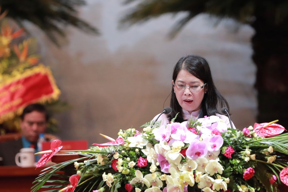 Đồng chí Nguyễn Thị Như Ý - Chủ tịch LĐLĐ tỉnh Đồng Nai, Đồng Nai. Ảnh: Hải Nguyễn.
