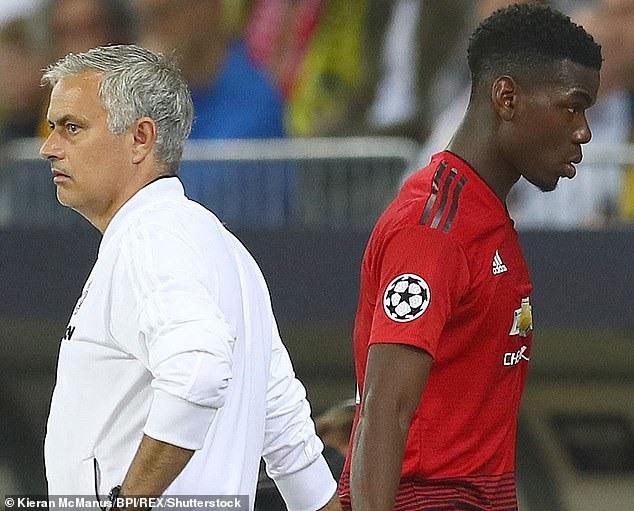 Mourinho và Pogba chính thức tuyên chiến. Ảnh: BPI.