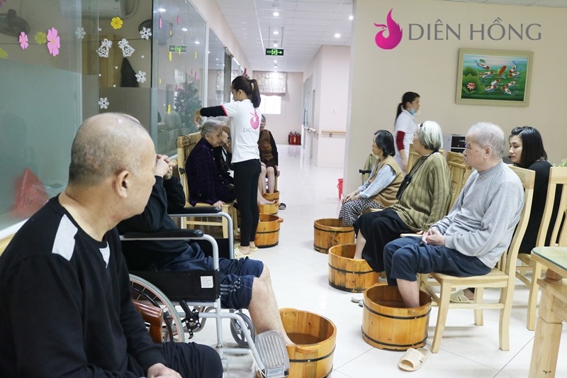 Một hoạt động của Viện dưỡng lão Diên Hồng tại Hà Đông