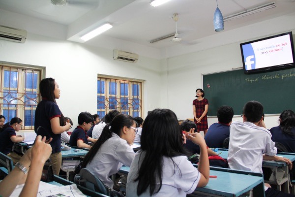 Chất lượng từng tiết học là vấn đề được nhà trường đặc biệt quan tâm. Ảnh: Đức Minh