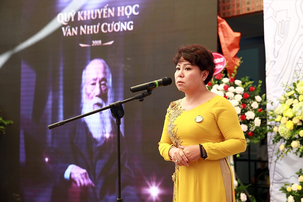 Thầy và trò Trường THCS-THPT Lương Thế Vinh đã có nhiều hoạt động nhằm tri ân và tôn vinh tấm gương người thầy giáo mẫu mực – Nhà giáo Văn Như Cương. Ảnh: Hải Nguyễn
