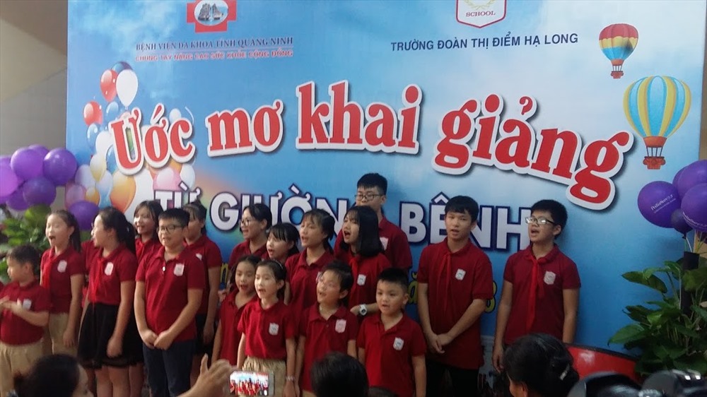Tiết mục biểu diễn của học sinh trường Đoàn Thị Điểm
