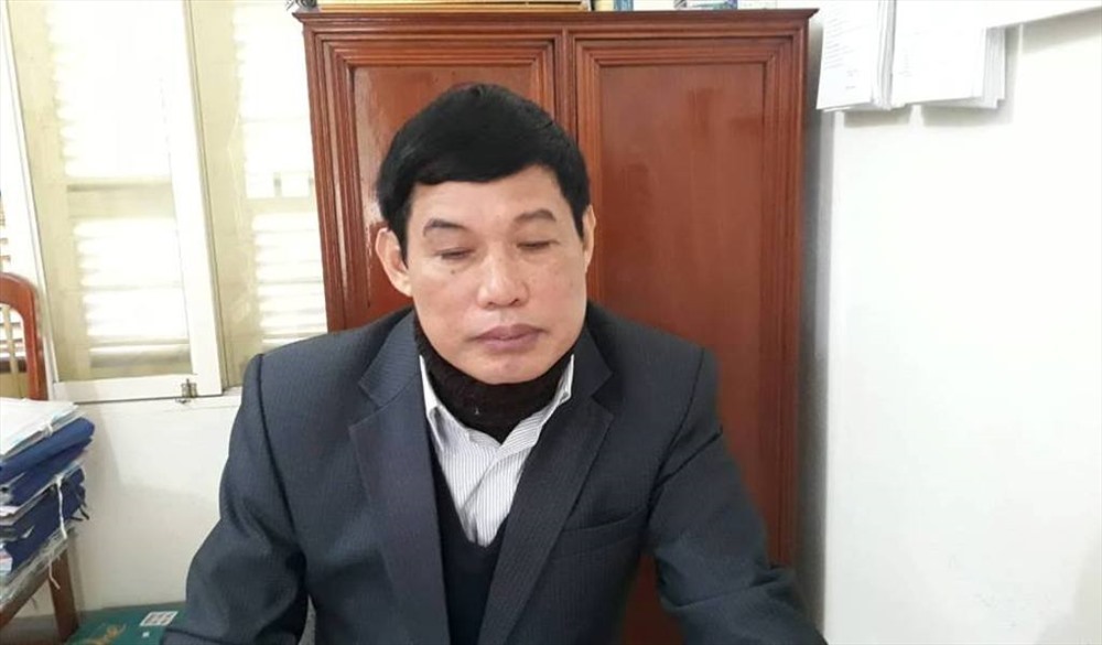 Thầy Phạm Xuân Hùng – Hiệu trưởng Trường THCS Quảng Cư.