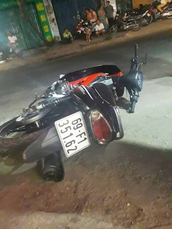 Chiếc xe của nạn nhân.