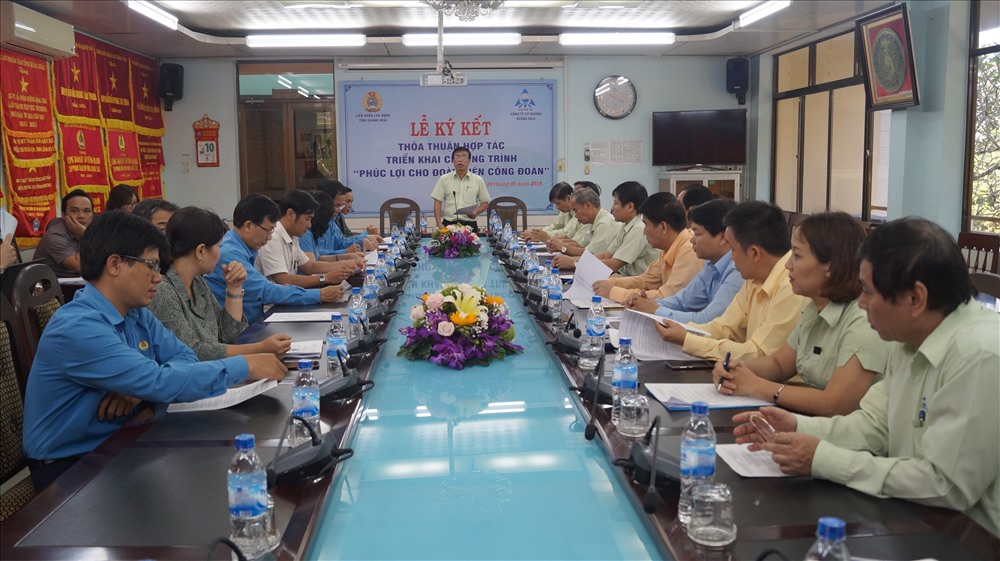Quang cảnh buổi Lễ ký kết Thỏa ước hợp tác. Ảnh: Q.T
