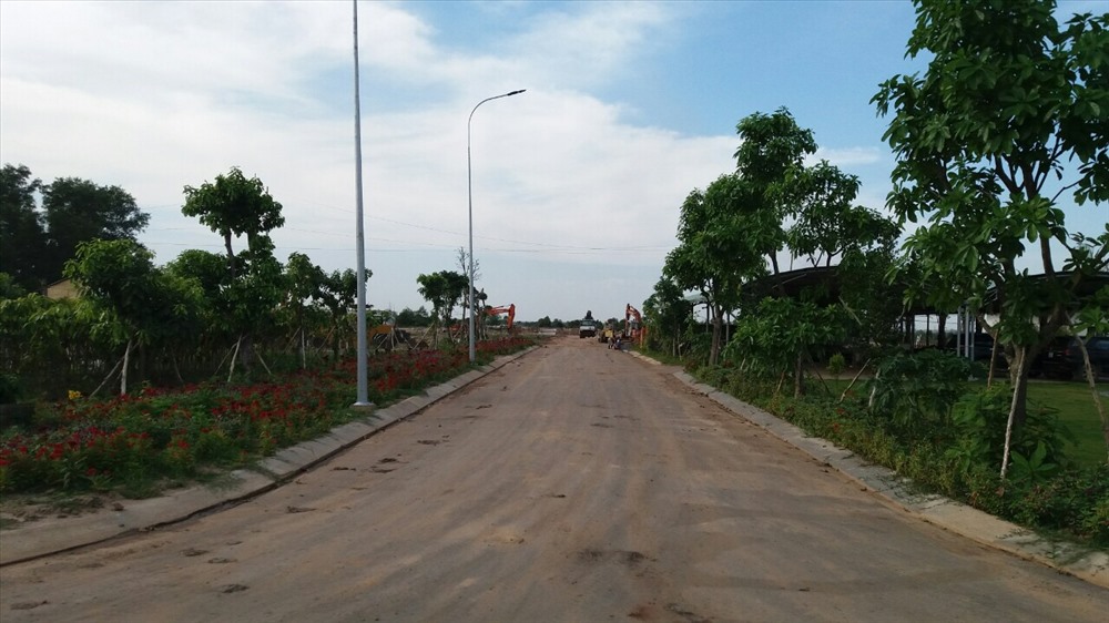 Dự án Hồng Phát đang bị “đắp chiếu“. Ảnh: V.C