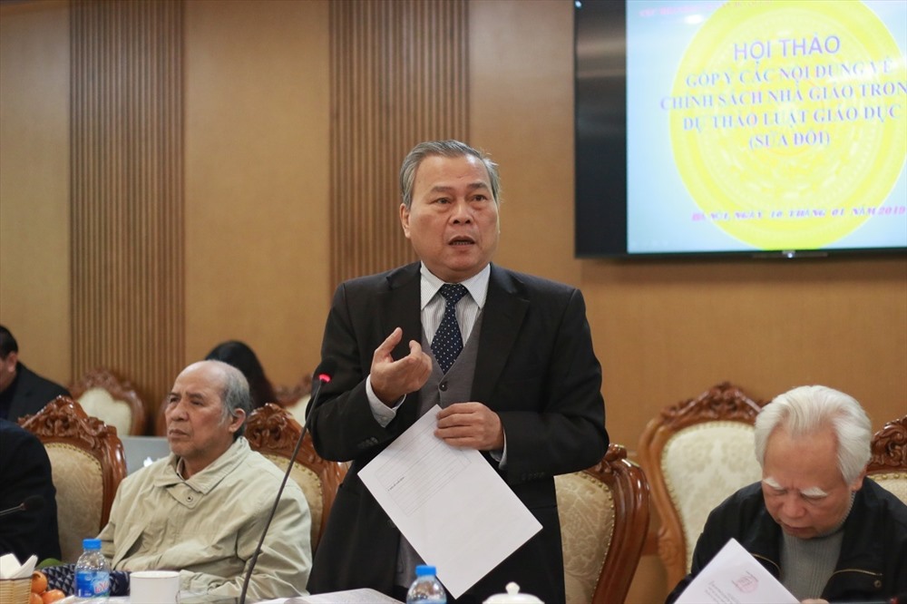 Ông Lê Quán Tần - nguyên Vụ trưởng Vụ Giáo dục Trung học.