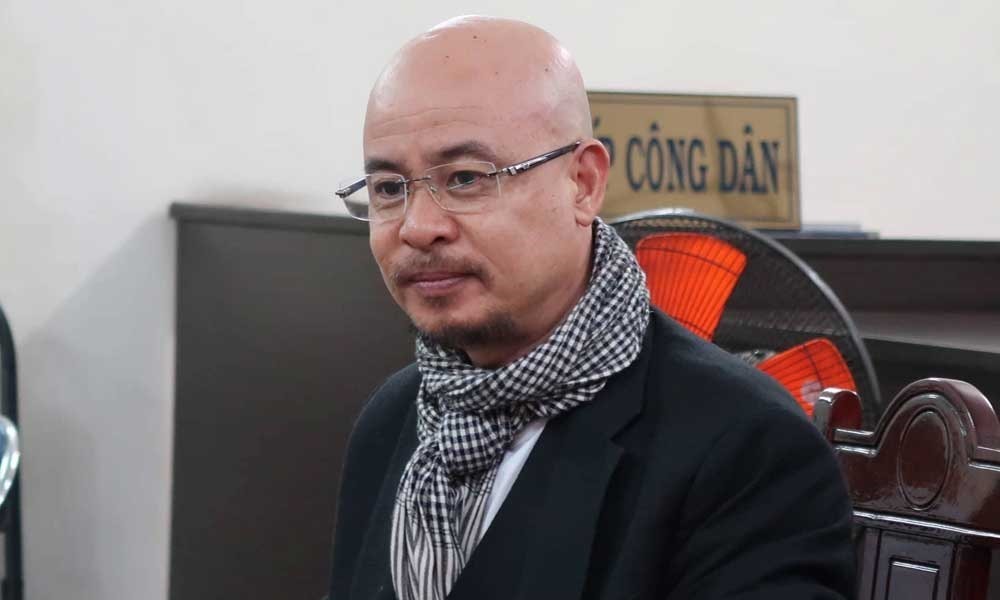 Ông Đặng Lê Nguyên Vũ trong phiên hòa giải trước đó. Ảnh: Phan Thương.