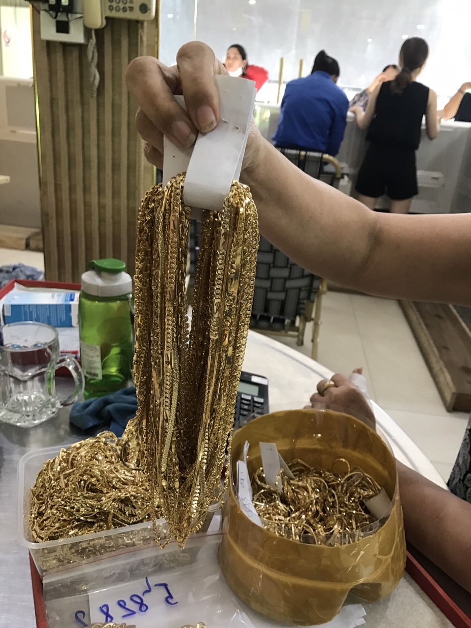 Ban đầu xác định được khối lượng là hơn 14kg với giá trị hơn 5 tỉ đồng. Ảnh: Công an cung cấp