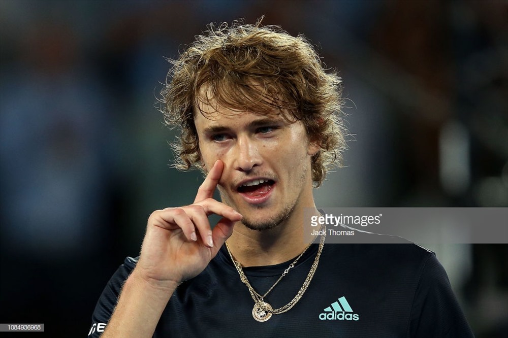 Zverev bước vào vòng 4. Ảnh: Getty.