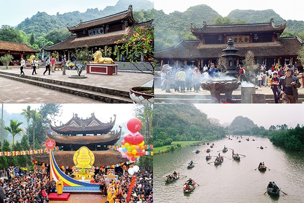 Một góc chùa Hương.