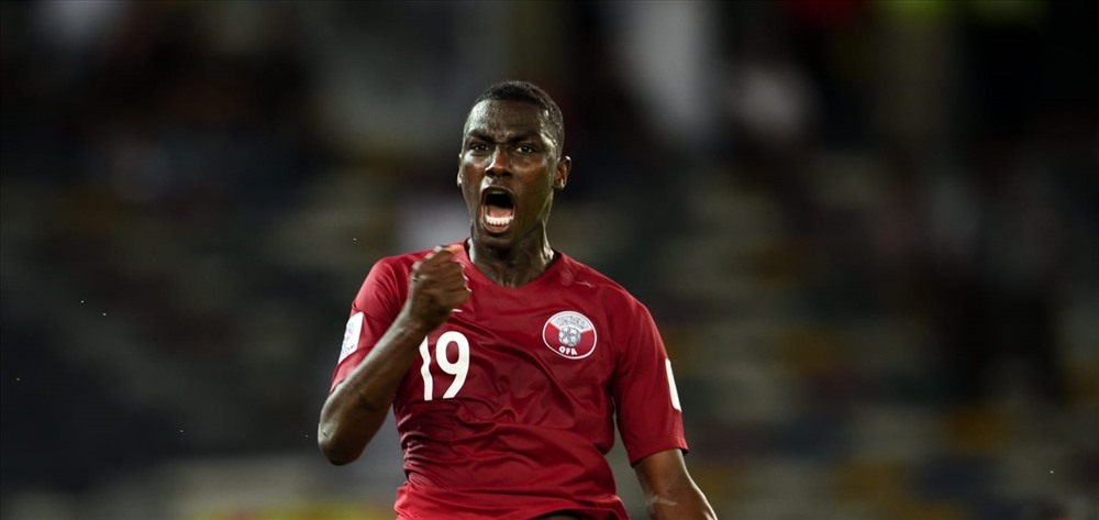 Almoez Ali liên tục nổ súng với 7 bàn trong 3 trận vòng bảng. Ảnh AFC