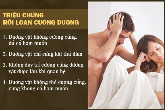 Những dấu hiệu rối loạn cương dương nam giới dễ nhận biết