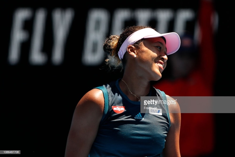 Naomi Osaka nhẹ nhàng vào bán kết. Ảnh: Getty.