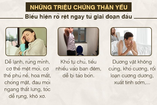 Đừng bỏ qua các triệu chứng thận yếu