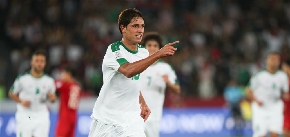 Mohanad Ali đã ghi bàn vào lưới ĐT Việt Nam ở vòng bảng. Ảnh: AFC.