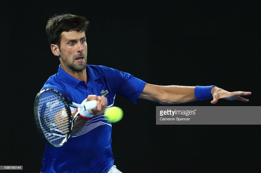 Djokovic mang đến trận chung kết màn trình diễn đáng kinh ngạc. Ảnh: Getty.