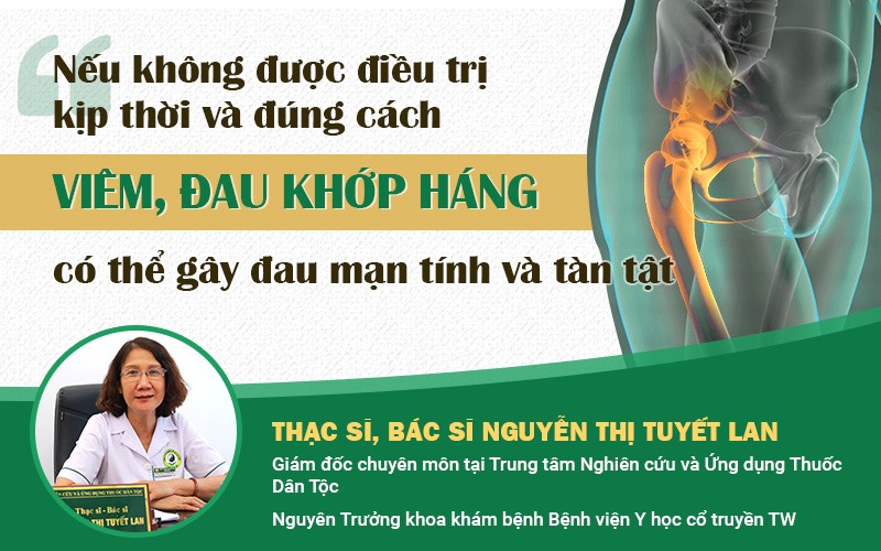 Viêm đau khớp háng có thể gây những biến chứng nguy hiểm nếu không được điều trị kịp thời và đúng cách.
