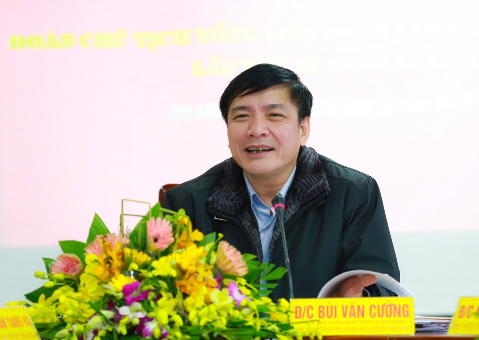 Chủ tịch Tổng LĐLĐ Việt Nam Bùi Văn Cường.