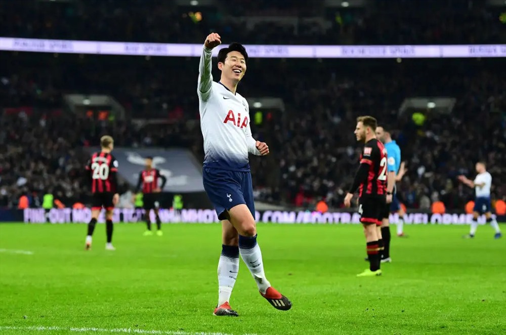 Ngôi sao Son Heung-min có giá chuyển nhượng vượt trội tại Asian Cup 2019. Ảnh Getty