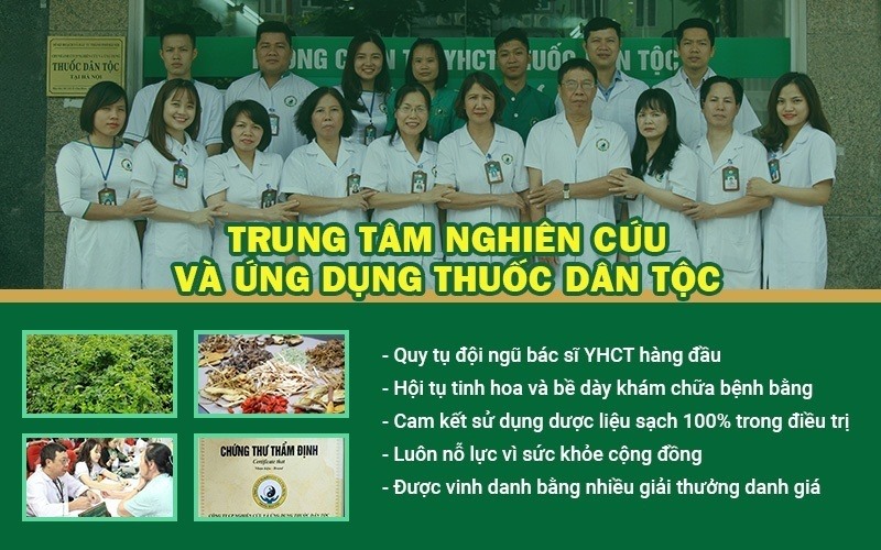 Trung tâm Nghiên cứu và Ứng dụng Thuốc dân tộc là đơn vị uy tín