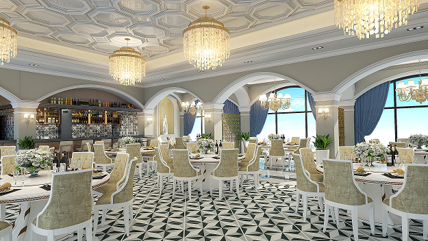 Không gian được thiết kế sang trọng, tinh tế