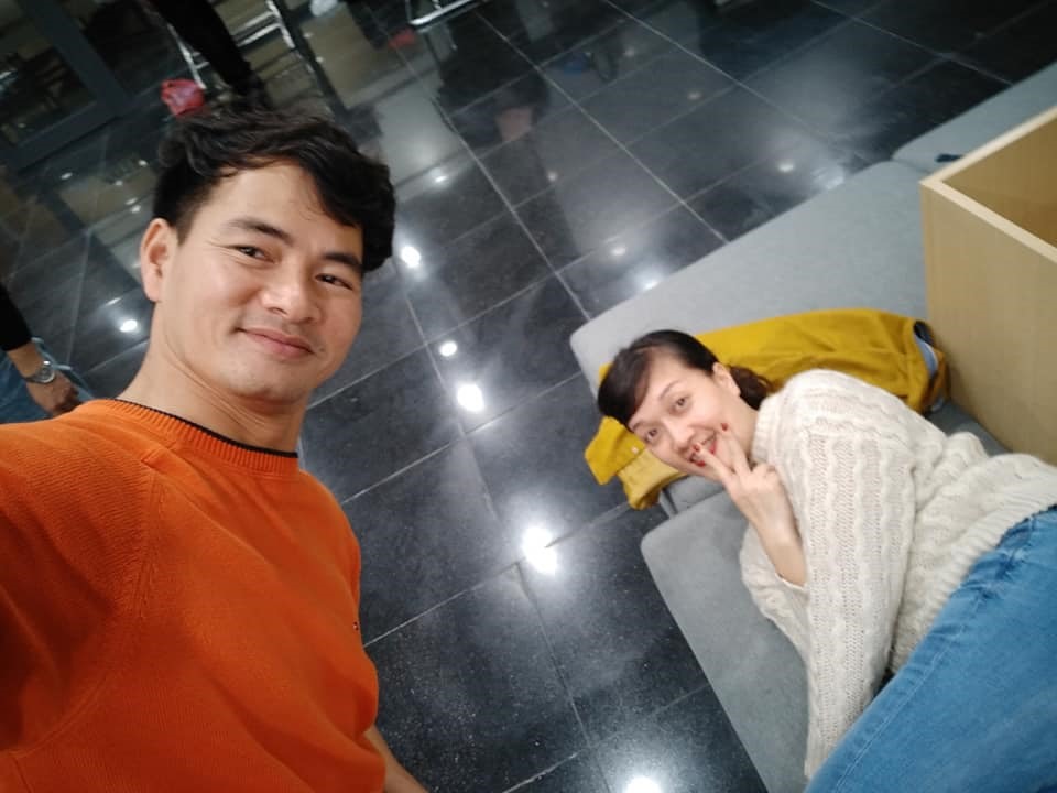 Hình ảnh hậu trường mới nhất được Xuân Bắc chia sẻ.