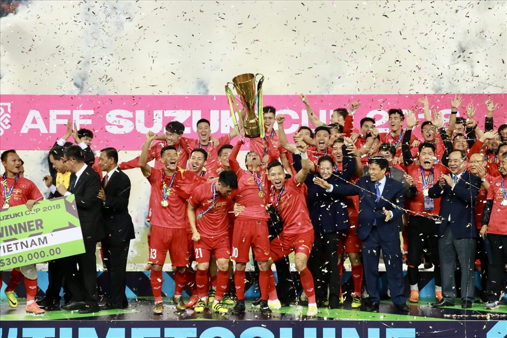 ĐT Việt Nam dự Asian Cup 2019 với một vị thế khác. Ảnh: H.A