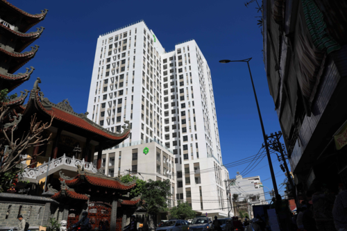 Khu đất 146 Nguyễn Văn Trỗi, phường 8, quận Phú Nhuận (diện tích 4.680m2, dụ án Kingston Residence). Ảnh: Hữu Khoa