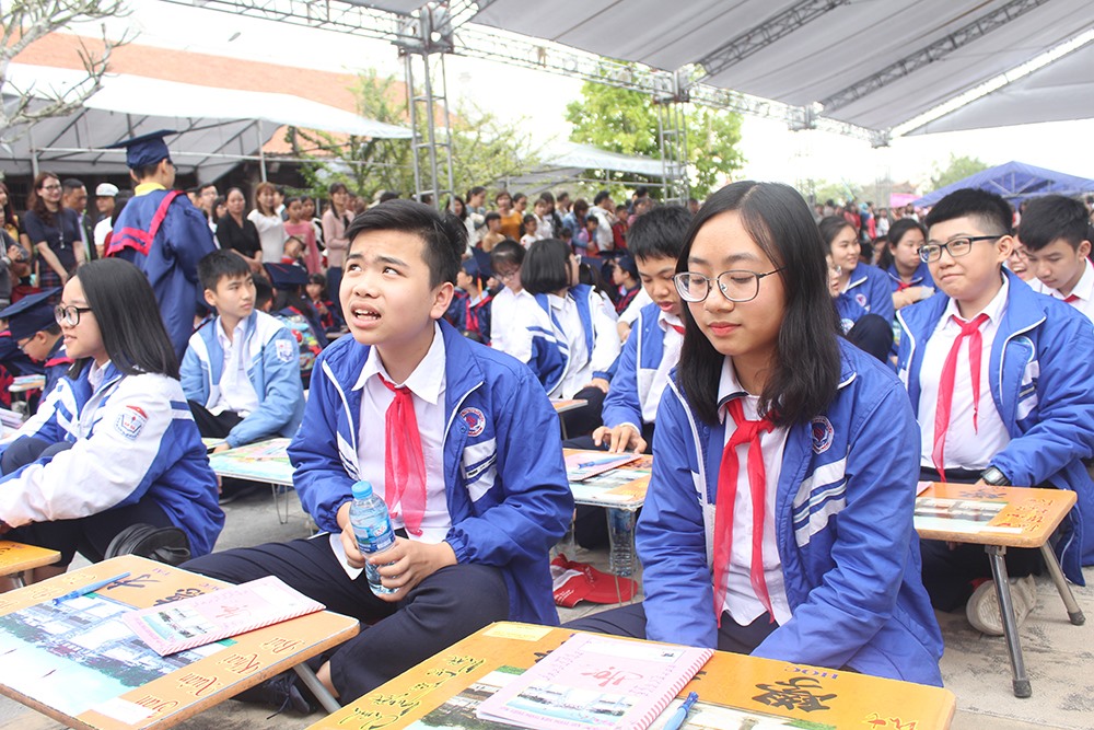 Em Nguyễn Thảo Chi, học sinh lớp 9A11 trường THCS Ngô Quyền.