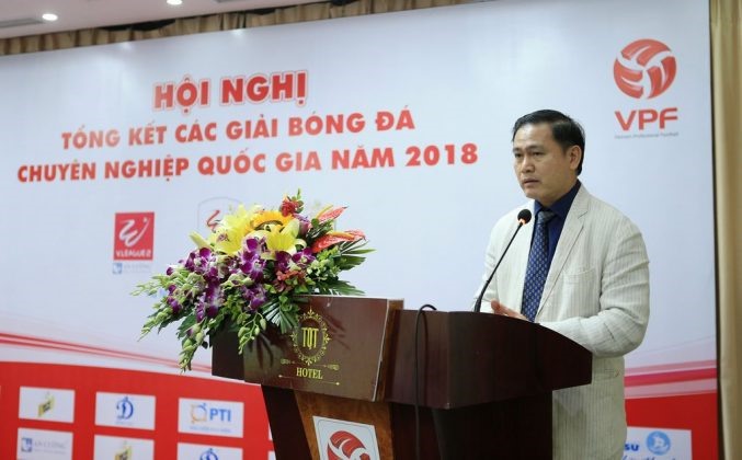Được biết, bầu Tú sau đó cũng sẽ rút khỏi ghế Tổng giám đốc VPF và sẽ chỉ đảm nhiêm 1 vị trí đó là Chủ tịch HĐQT VPF. Ảnh: VPF