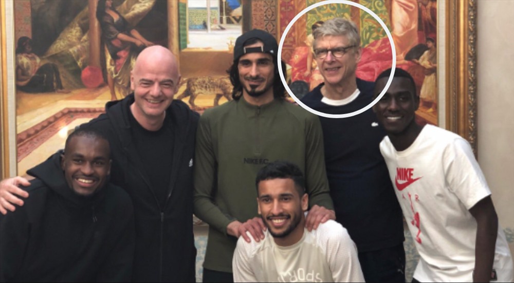HLV Wenger bị đồn sẽ trở lại dẫn dắt đội tuyển Qatar.