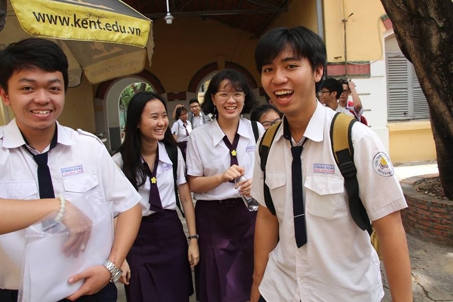 Học sinh tham dự kỳ thi THPT Quốc gia 2018