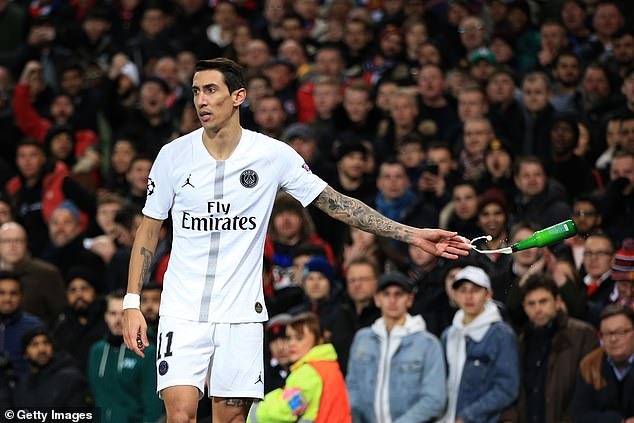 Di Maria có thể trả giá vì hành vi của mình. Ảnh: Getty.