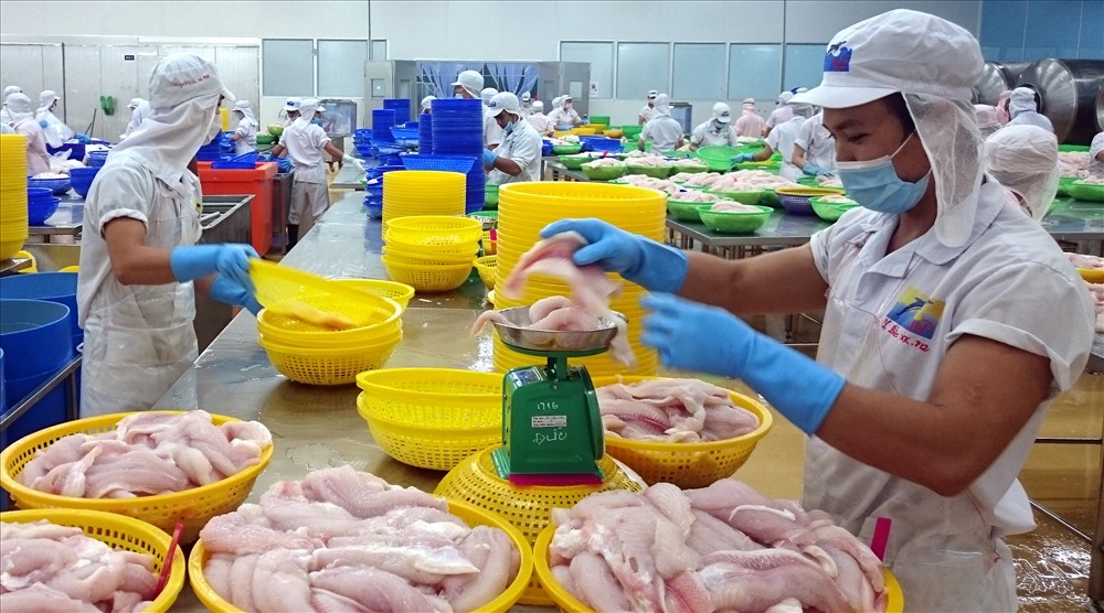 Công nhân lao động phấn khởi trở lại làm việc sau kỳ nghỉ Tết. Ảnh: T.T