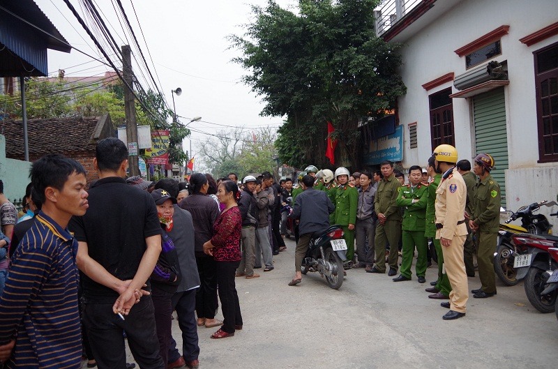 Hiện trường sự việc.