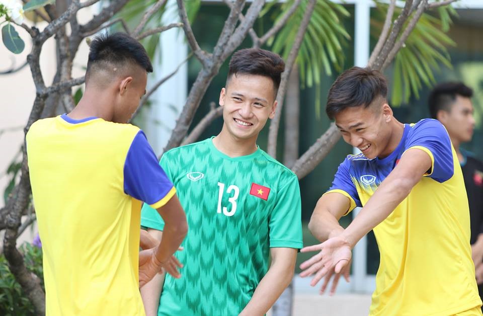 U22 Việt Nam sẽ có trận ra quân gặp U22 Philippines vào chiều mai (17.2). Ảnh VFF
