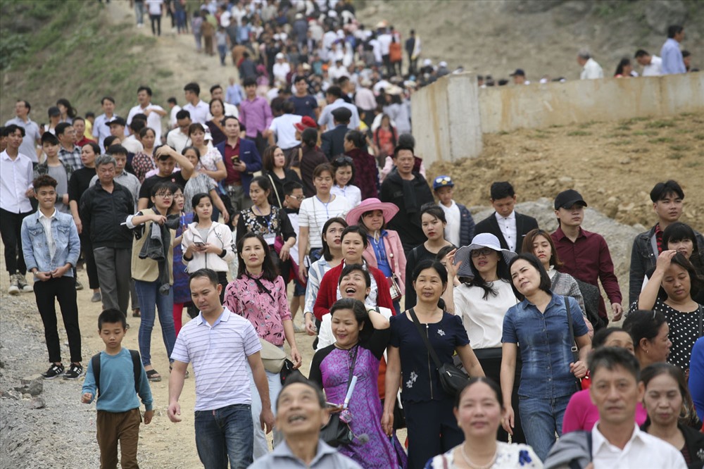 Trong những ngày đầu năm, đã có rất đông du khách tới đây.