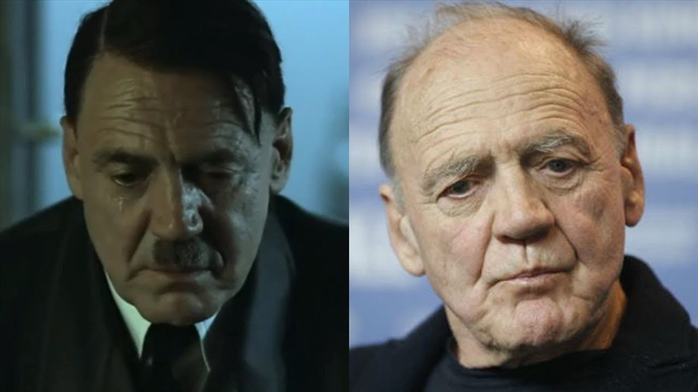 Bruno Ganz được biết đến với vai Hitler kinh điển.