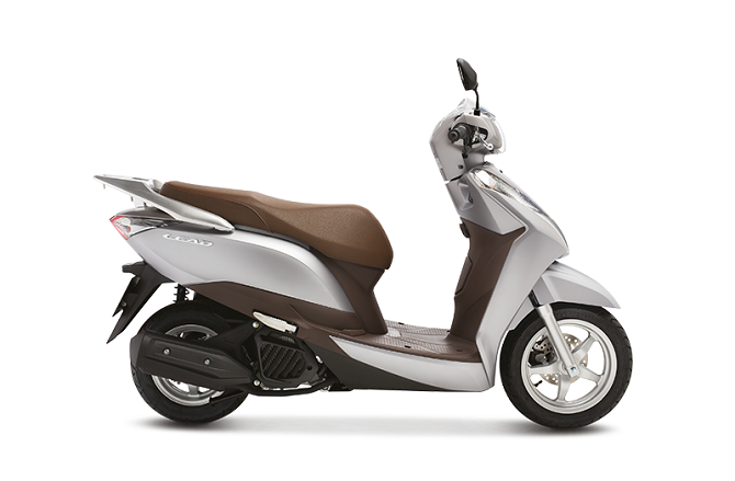 Honda lead 2018 với kiểu dáng thon gọn nhưng không kém phần sang trọng.