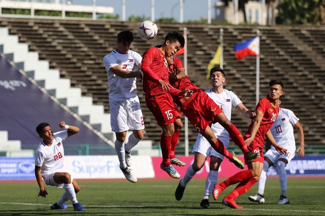 U22 Việt Nam sẽ so tài với U22 Thái Lan vào ngày 21.2. Ảnh VTV