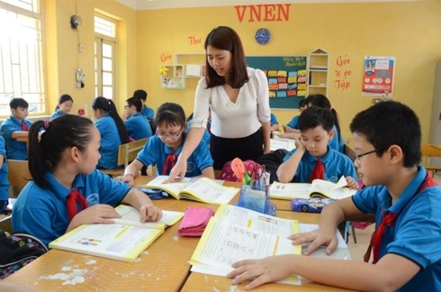 (Mô hình trường học VNEN: Ảnh: VOV)