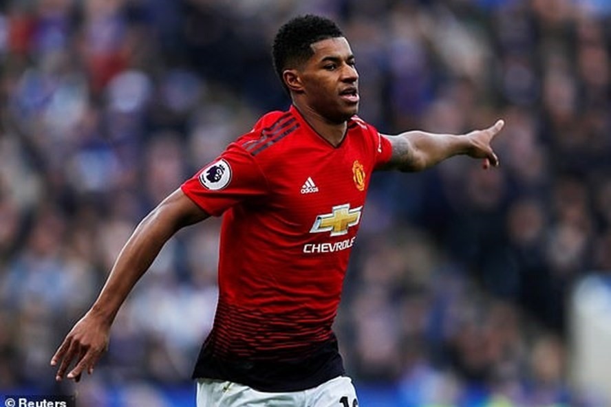 Rashford đã giúp cho các đợt phản công của Man United trở nên nguy hiểm hơn. Ảnh: Reuters.