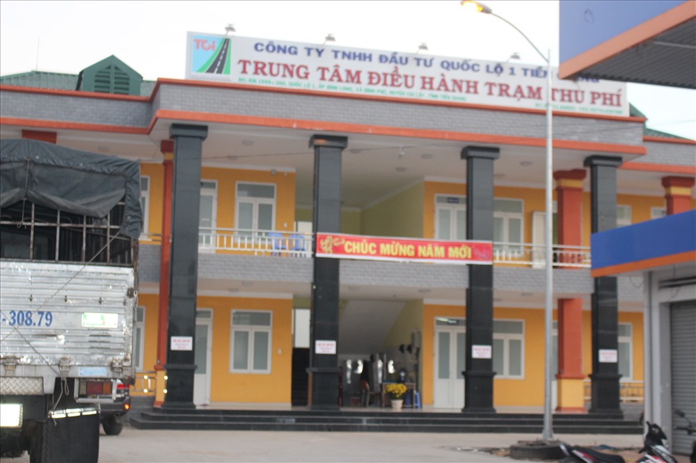 Trung tâm điều hành Trạm thu phí BOT Cai Lậy.