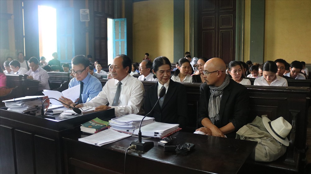 Ông Đặng Lê Nguyên Vũ tại tòa.