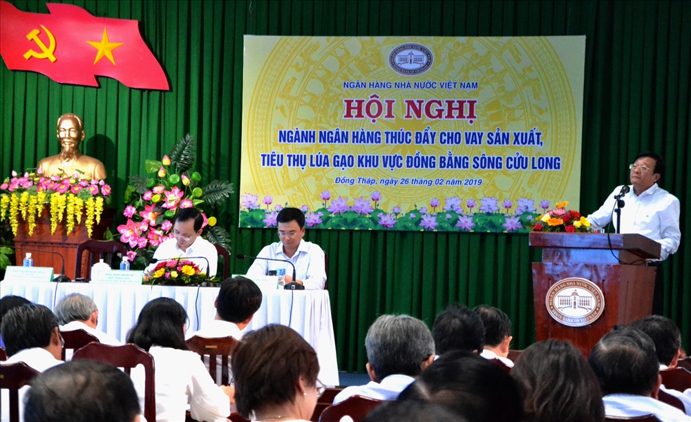 Quang cảnh hội nghị ngành Ngân hàng. Ảnh: Lục Tùng