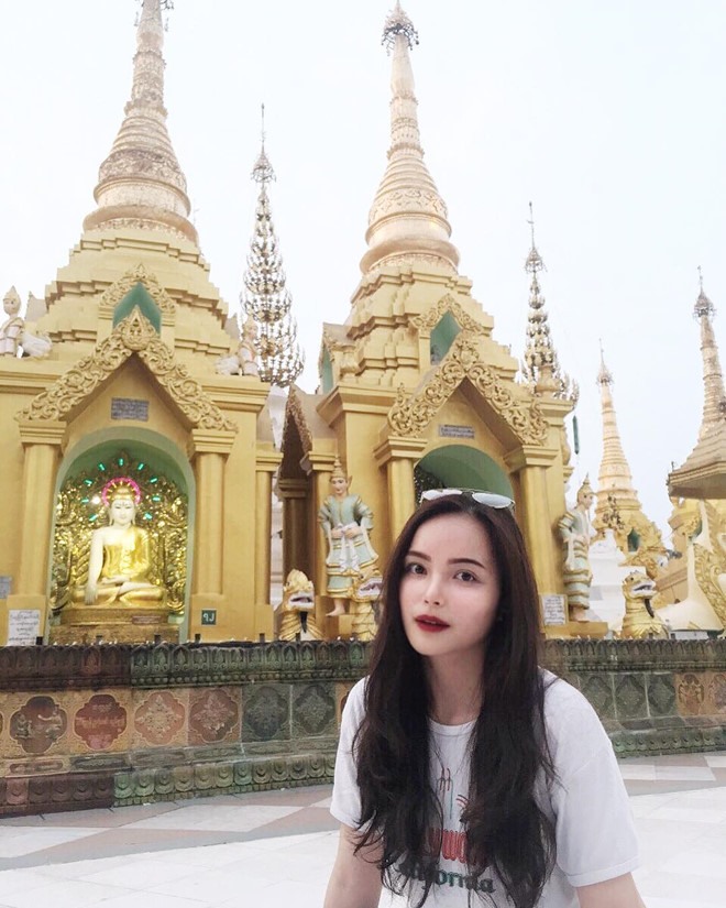 Phương Linh nhận được nhiều lời khen bởi gương mặt xinh đẹp và mái tóc dài nữ tính. Ảnh: FBNV.